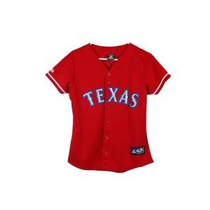 Texas Rangers Cruz 17 Majestic MLB Jersey Size M   W36